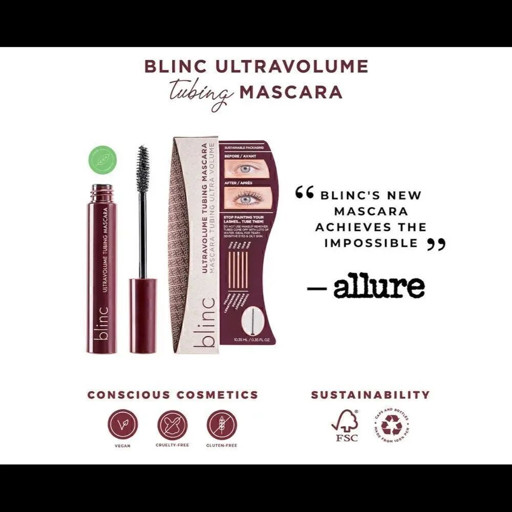 Blinc ultra volume tubing mascara in black NEW - Picture 2 of 8